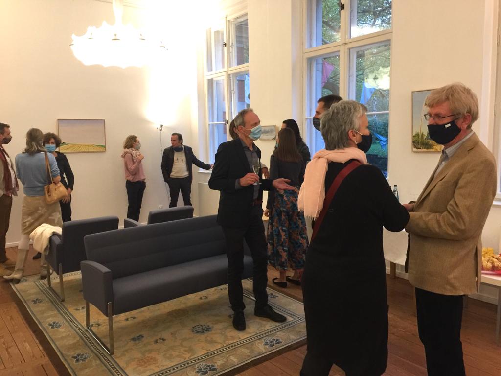 impression finsishing night exhibition berlin october 2020