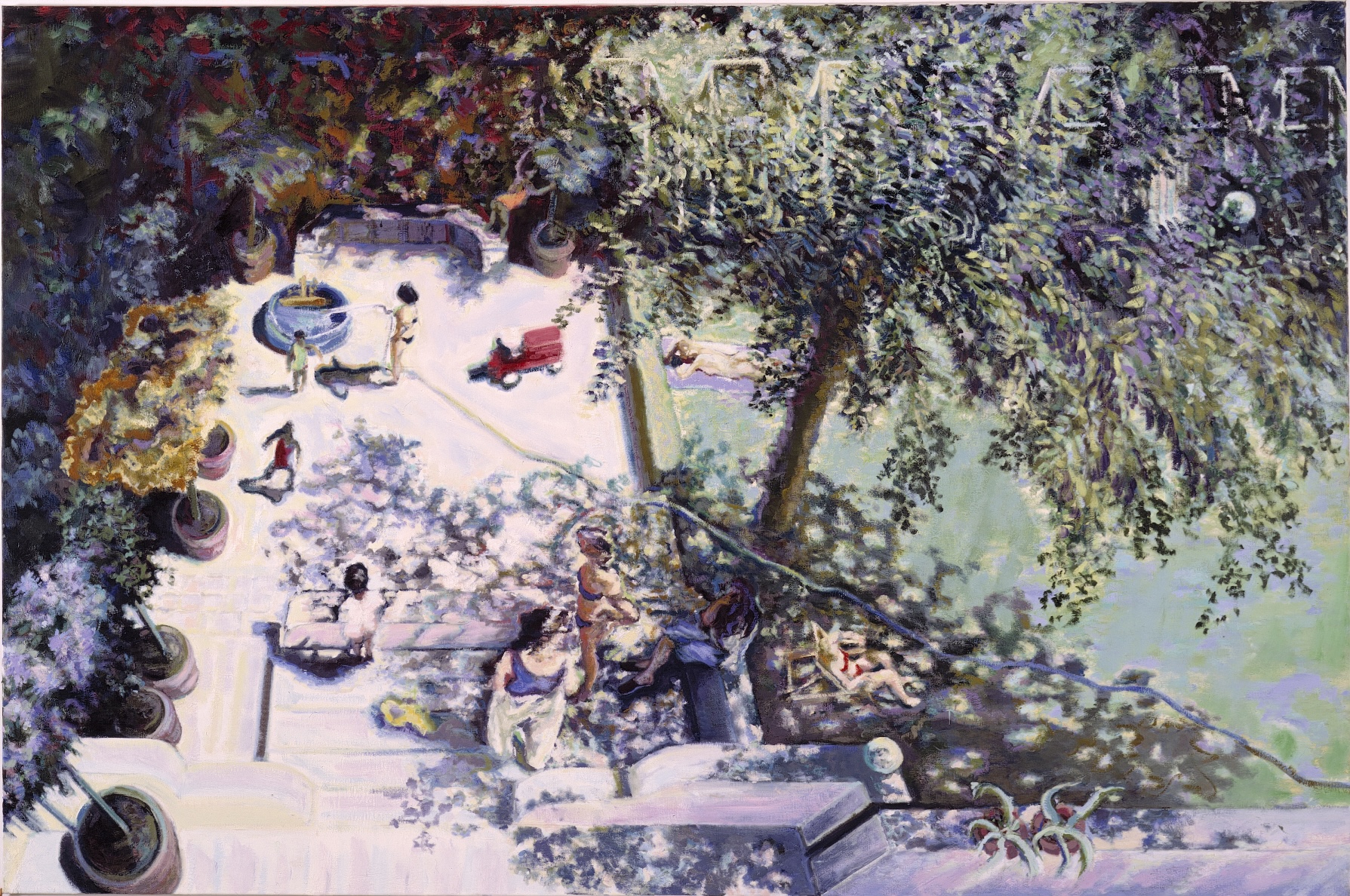 Garten 1990 oil on canvas, 200 x 300cm